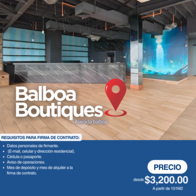 Balboa Boutique: Vive en el centro